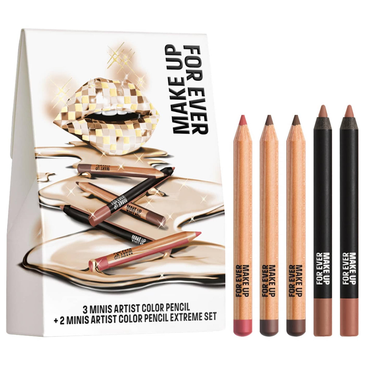 Mini Artist Color Pencil Lip Liner Set NudeFace Chile