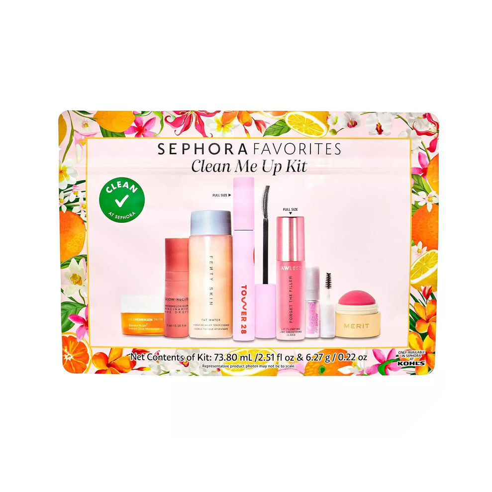 Sephora Favorites Clean Me Up Makeup and Skincare Set (Kohls Edition)