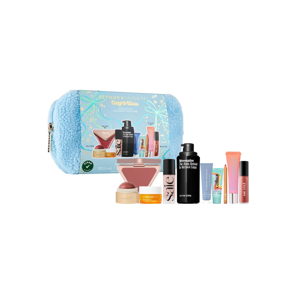 Sephora Favorites Cozy and Clean Makeup and Skincare Set