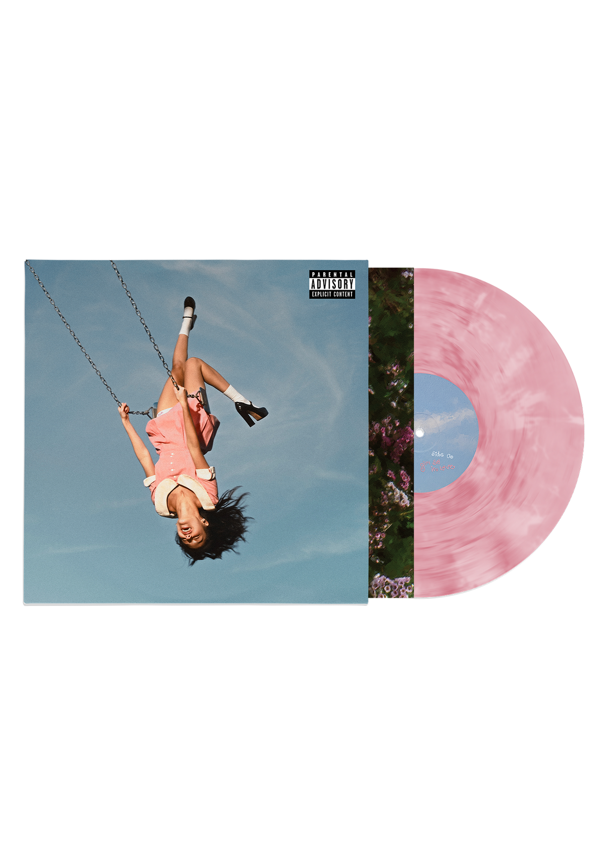you seem pretty sad for a girl so in love - exclusive 'feminine intuition' lenticular cover pink vinyl NudeFace Chile