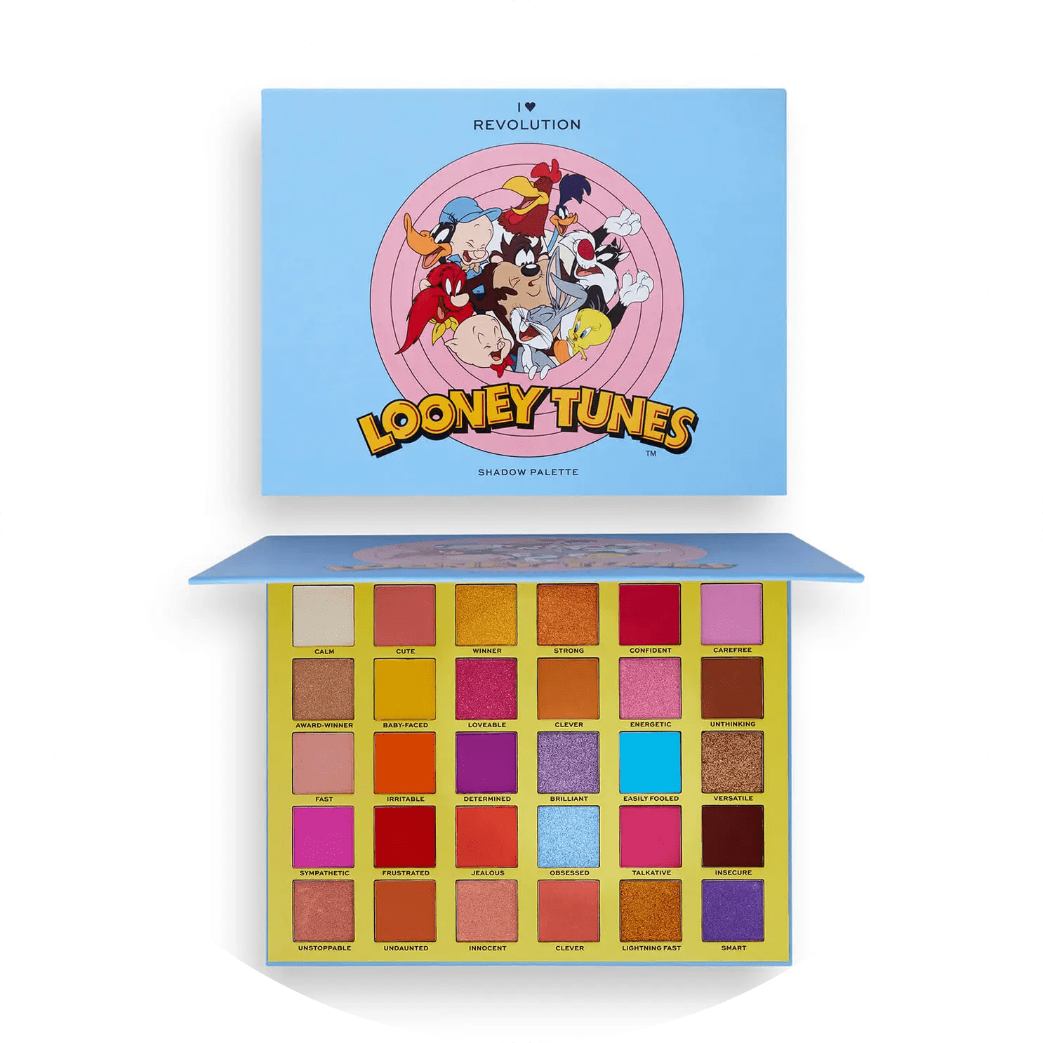 Revolution Beauty Looney Tunes x I Heart Revolution Large Palette NudeFace Chile