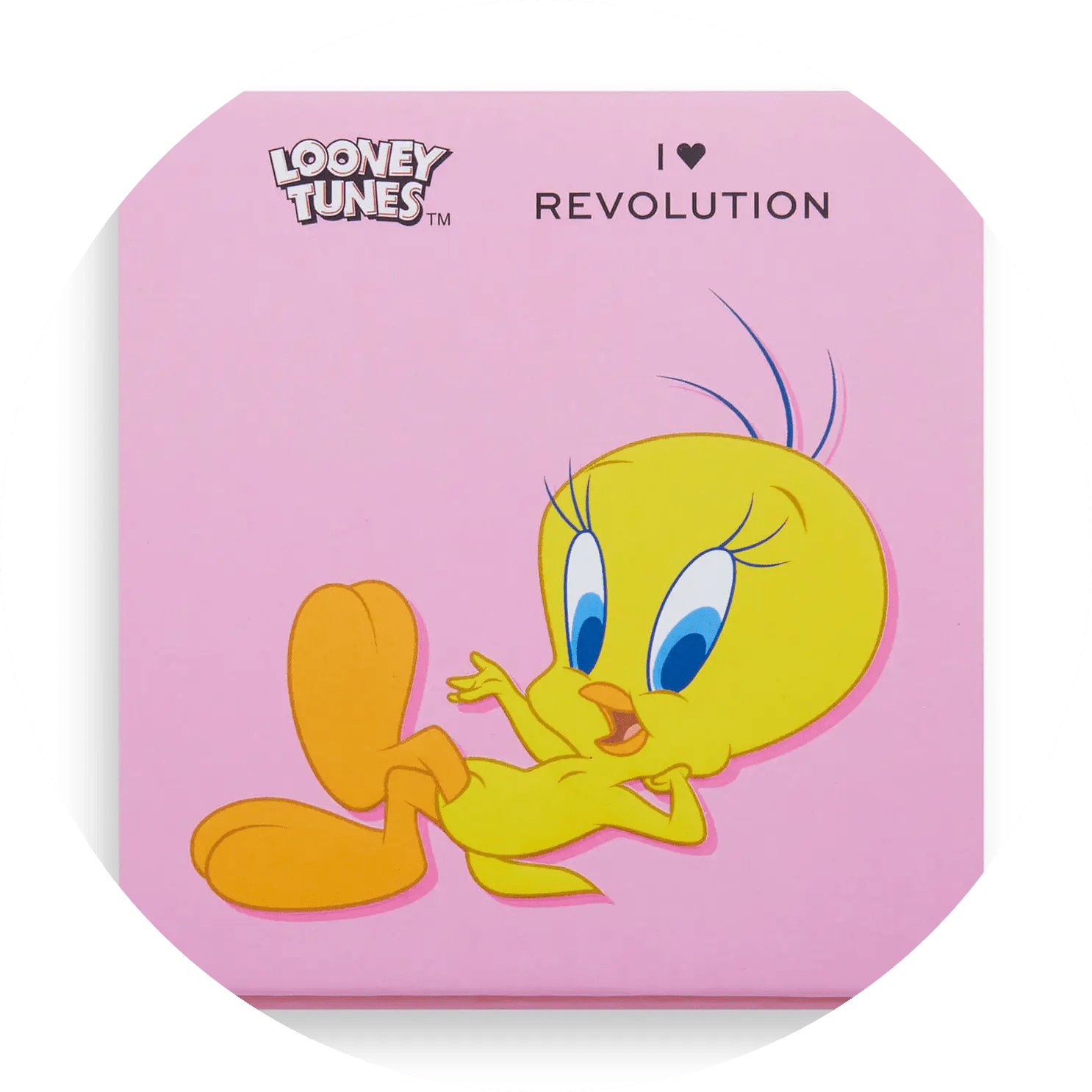 Revolution Beauty Looney Tunes x I Heart Revolution Tweety Mini Shadow Palette NudeFace Chile