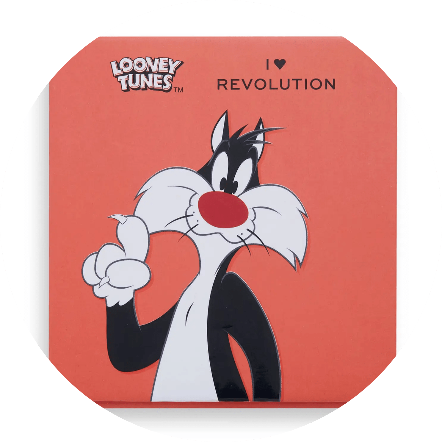 Revolution Beauty Looney Tunes x I Heart Revolution Sylvester Mini Shadow Palette NudeFace Chile