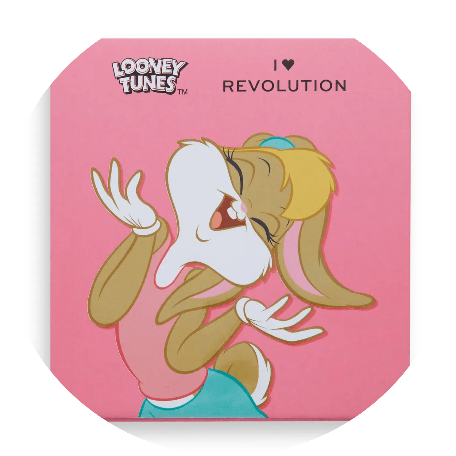 Revolution Beauty Looney Tunes x I Heart Revolution Lola Highlighter Palette NudeFace Chile