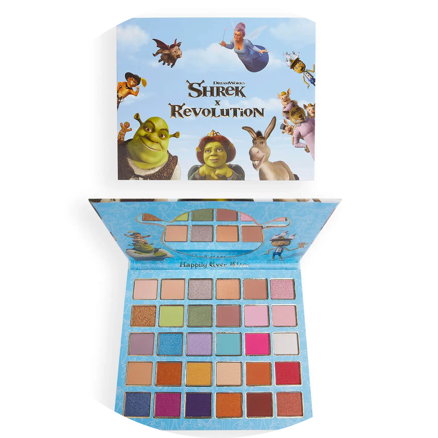 Shrek x I Heart Revolution Happily Ever After Shadow Palette NudeFace Chile