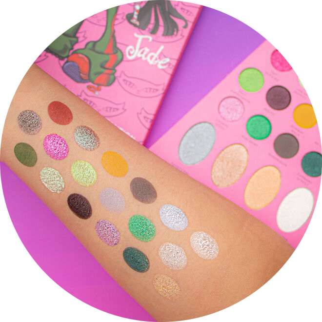 Makeup Revolution x Bratz Doll Eyeshadow Palette Jade NudeFace Chile