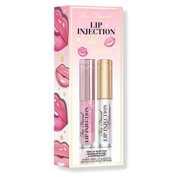 Lip Injection: The Icons Mini Lip Injection Maximum Plump & Extreme Duo NudeFace Chile