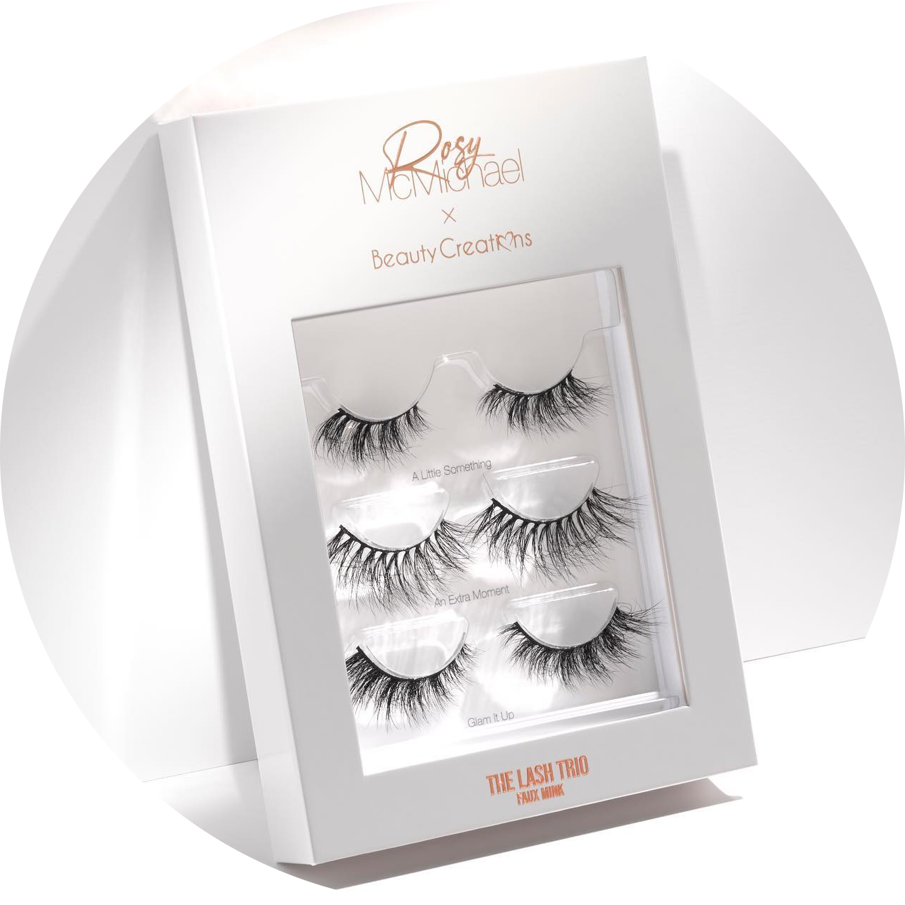 Rosy Mcmichael x Beauty Creations The Lash Trio NudeFace Chile
