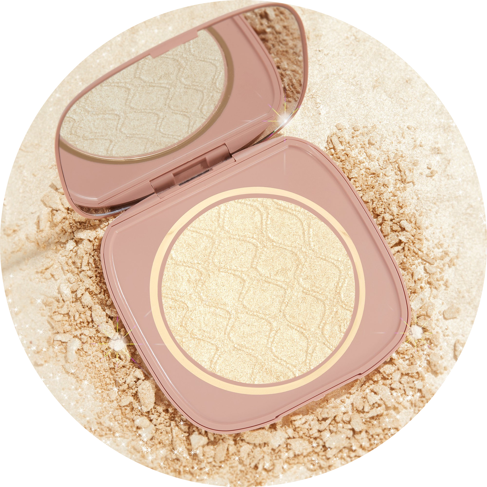 Shimmering body powder NudeFace Chile