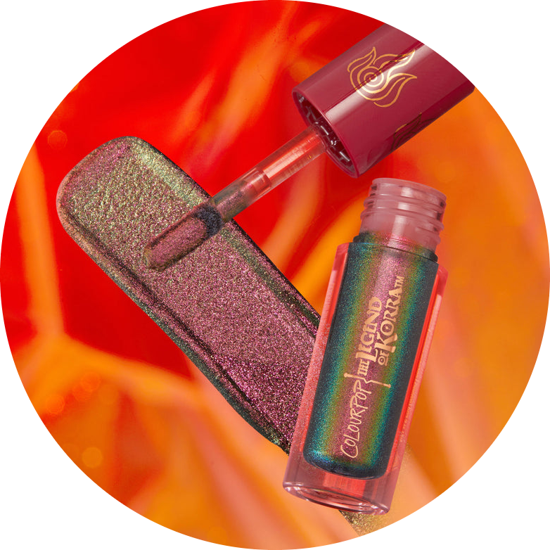 fire chrome liquid shadow NudeFace Chile