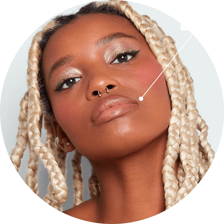 Eclipse Cheek & Lip stick NudeFace Chile