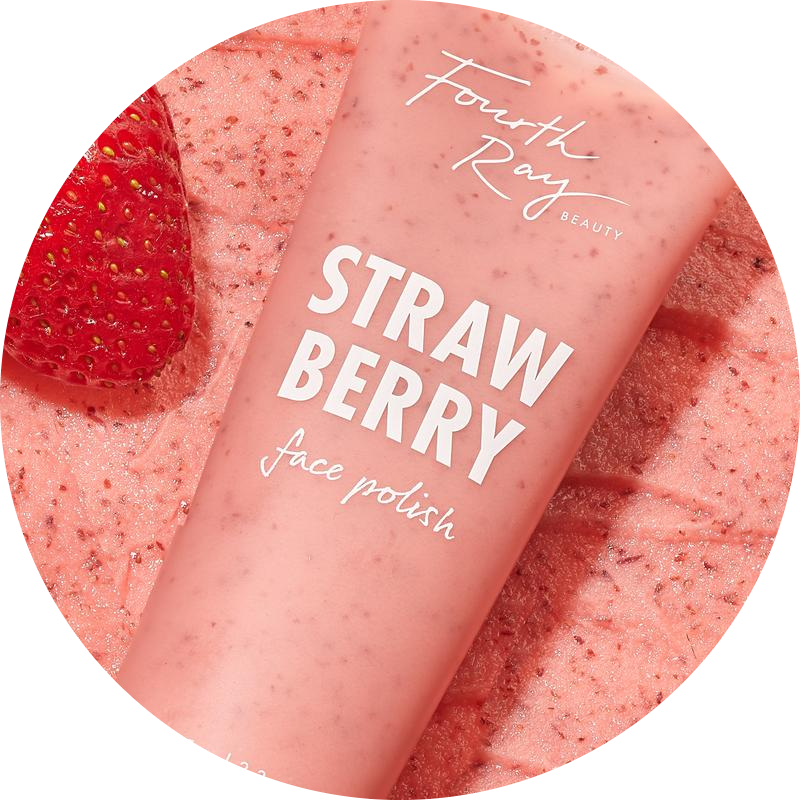 Strawberry face polish - NudeFace Chile