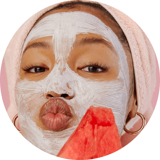 Watermelon Glow Hyaluronic Clay Pote-Tight Facial - NudeFace Chile