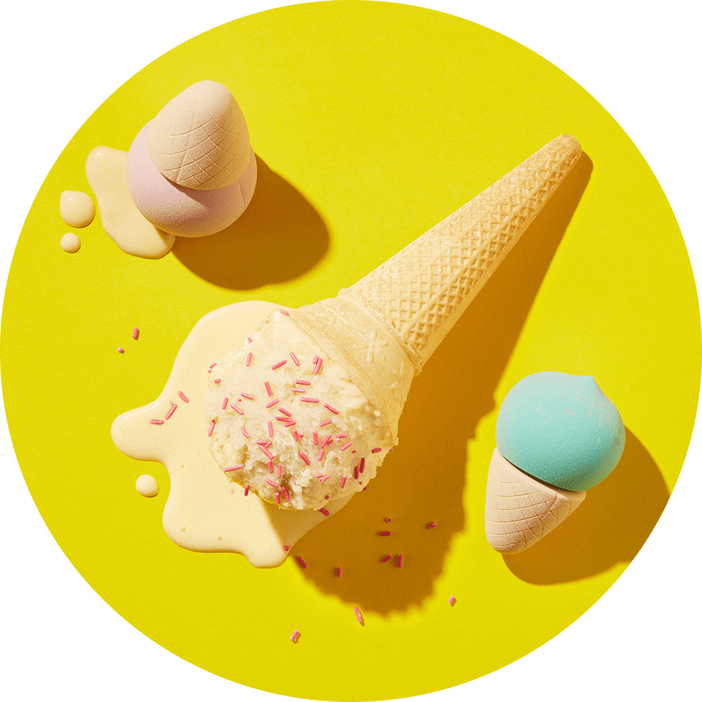 Hello Kitty Ice Cream Sponge Quad NudeFace Chile