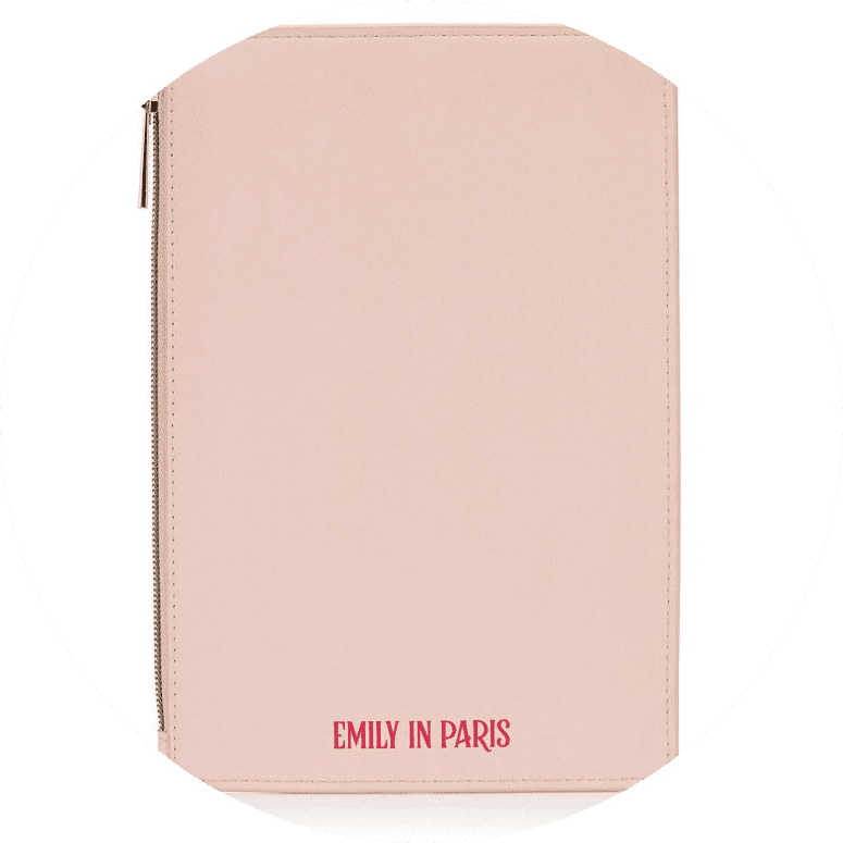 Emily in Paris La Mode Newspaper Clutch NudeFace Chile